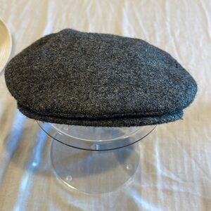 VTG Eddie Bauer Thinsulate Size Small Harris Tweed Newsboy Driving Hat EAR FLAPS